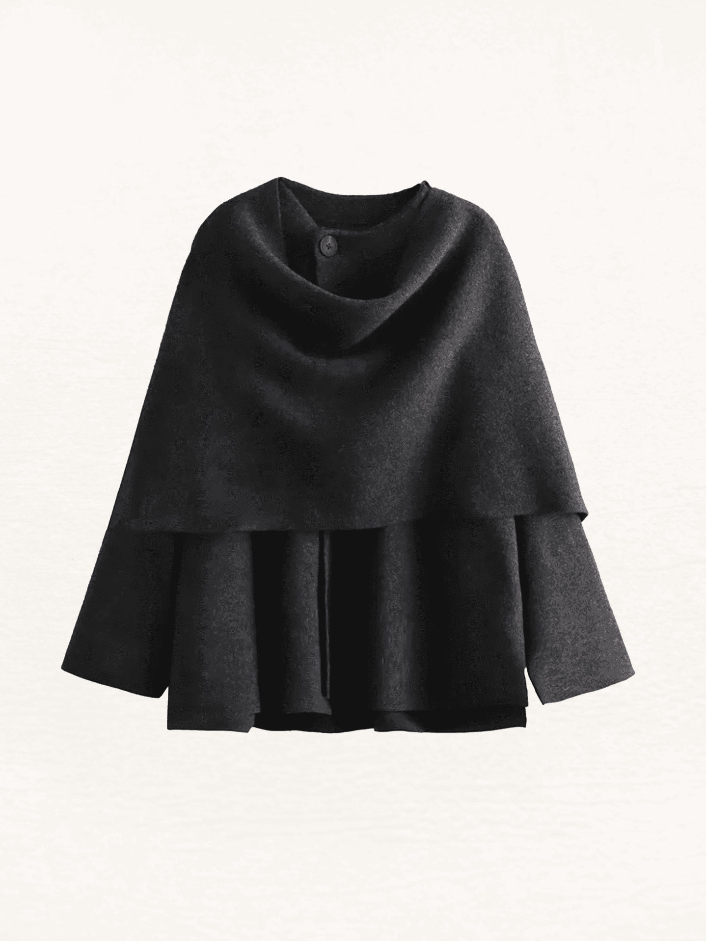 Buskin | viral short cape coat